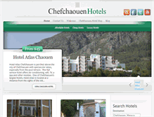 Tablet Screenshot of chefchaouenhotels.net